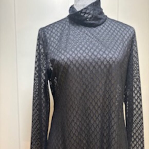 Rachel Comey balck sheer top, size XL - Picture 1 of 7